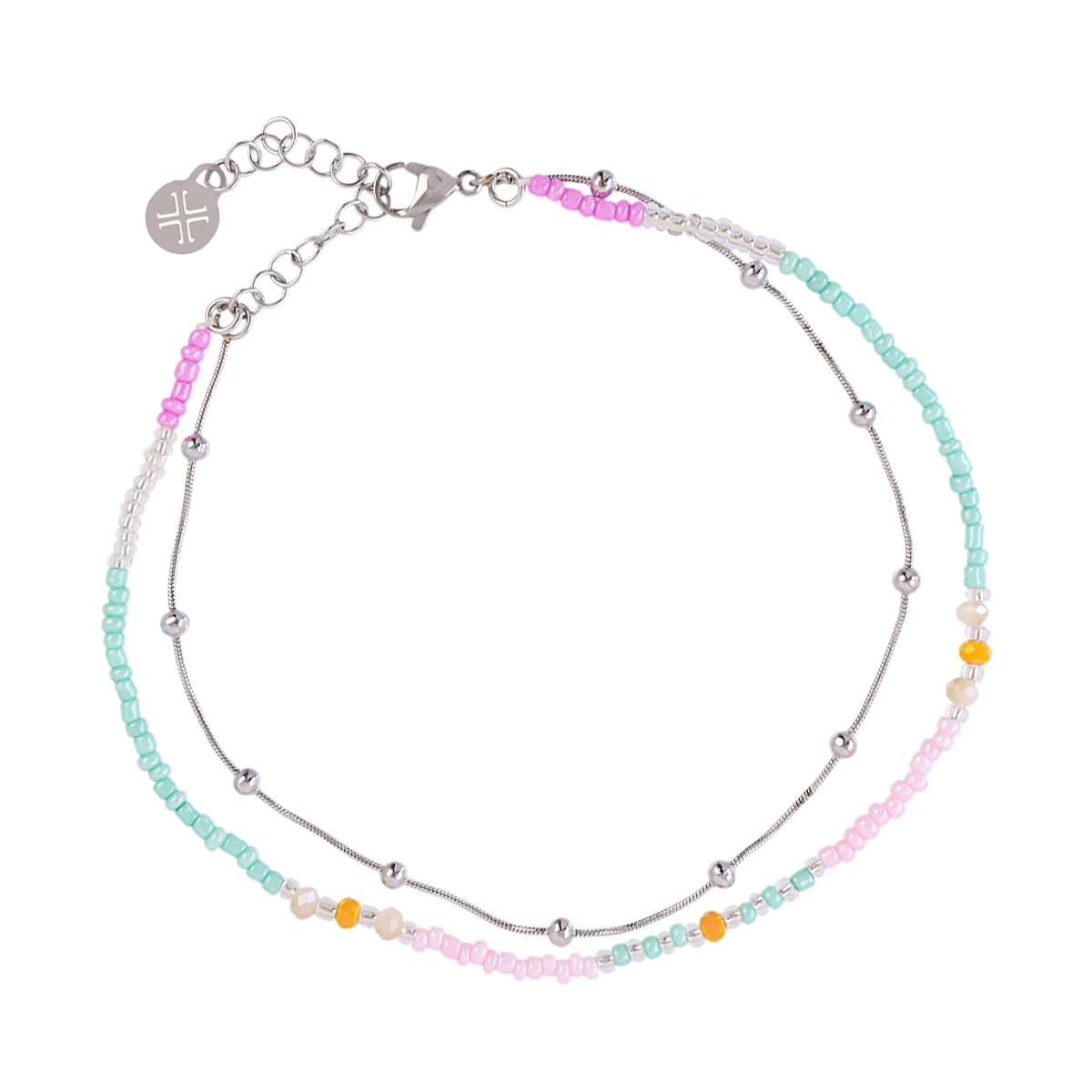 Tobillera Spirit Briselle Petal Plateado Anartxy
