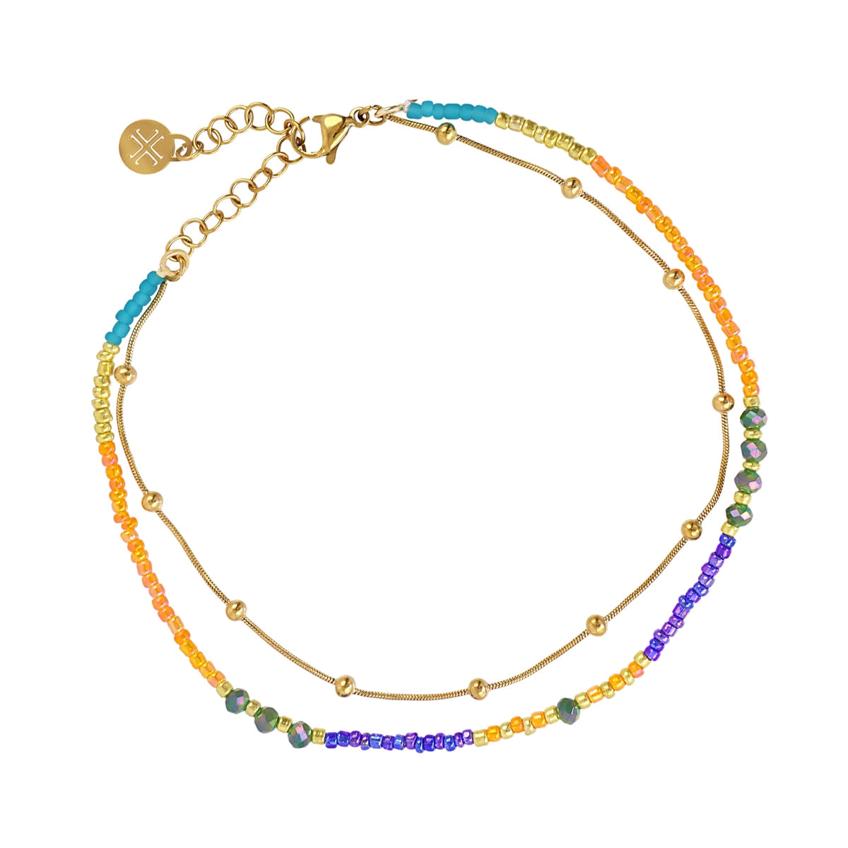 Tobillera Spirit Briselle Prism Dorado Anartxy