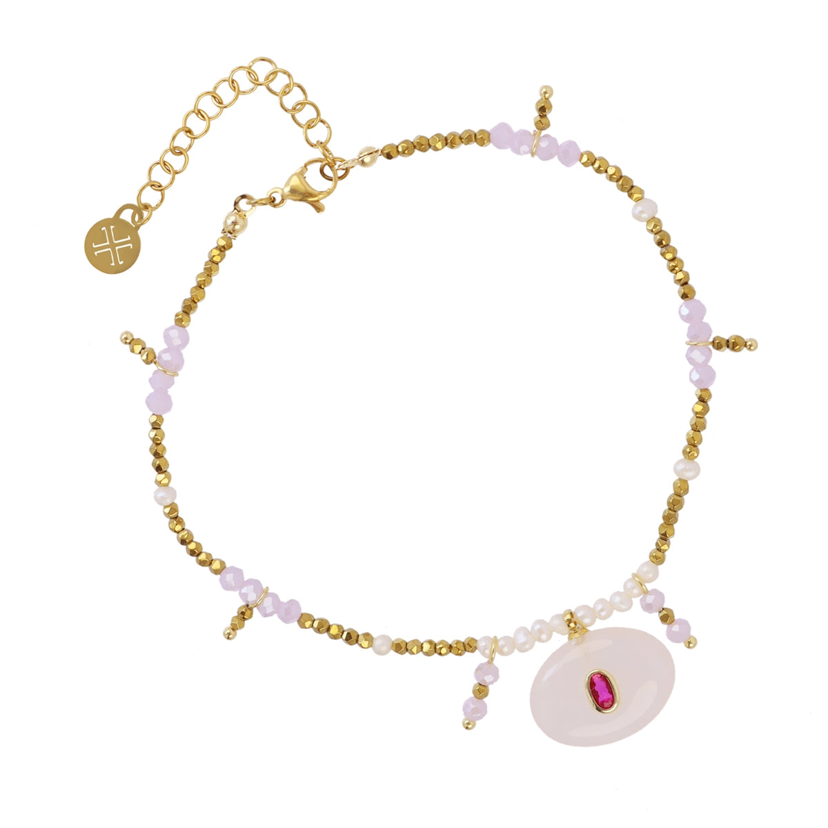 Tobillera Spirit Iris Rosa Anartxy