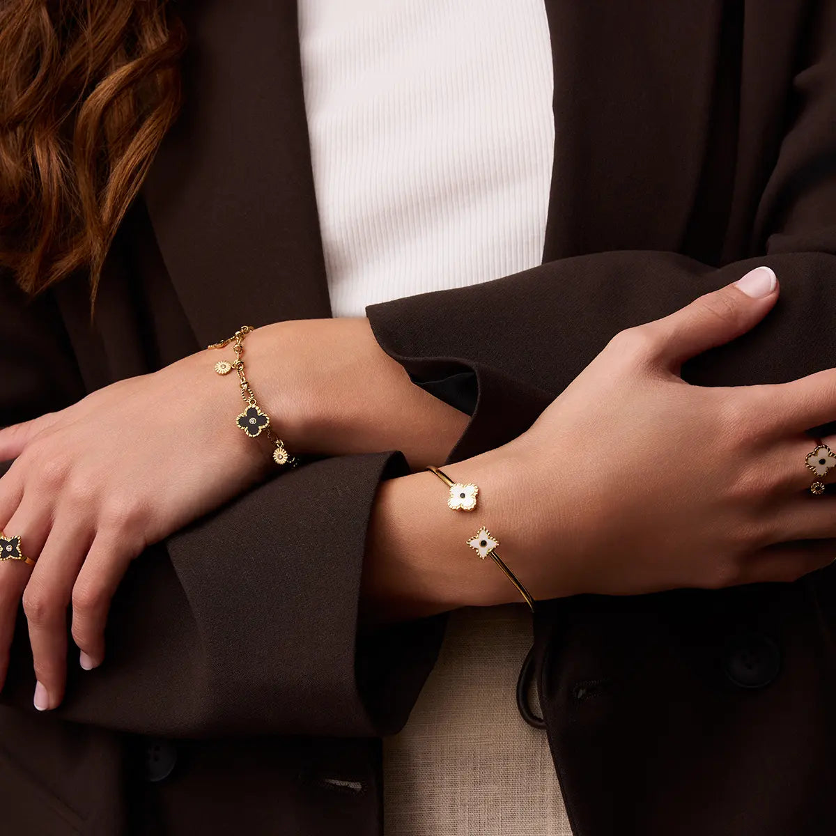 Pulsera Mystic Stellata Blanco Anartxy