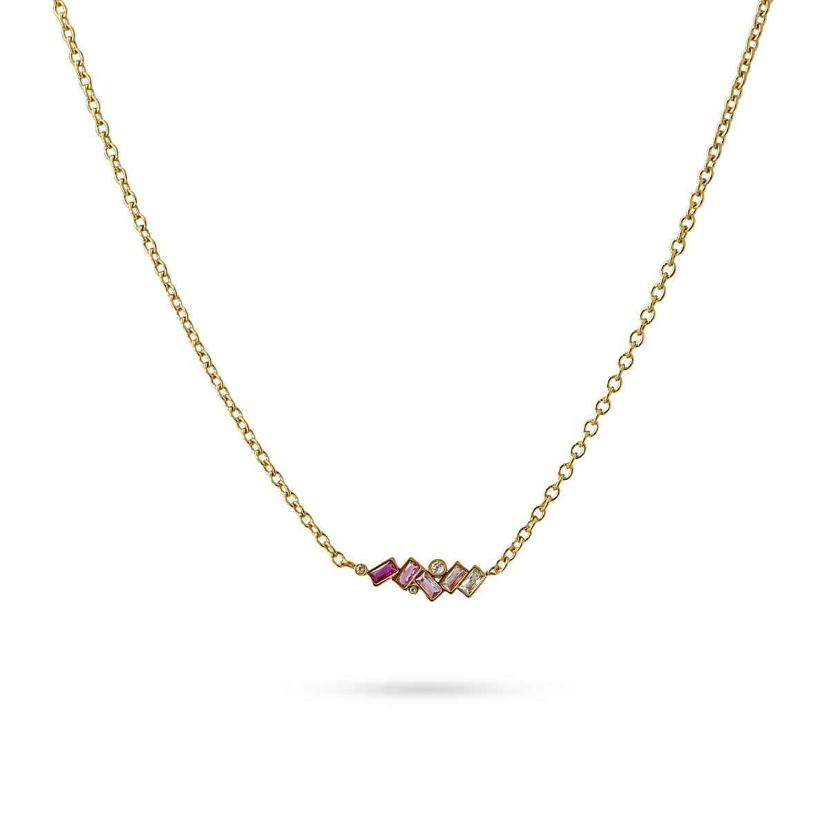 【ポイント10倍】 Surgical Yildun Anartxy Steel Zircons Color with Necklace シルバー