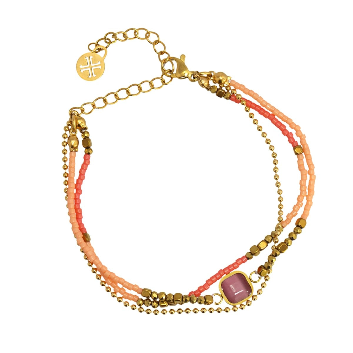 Pulsera Piques Naranja Anartxy