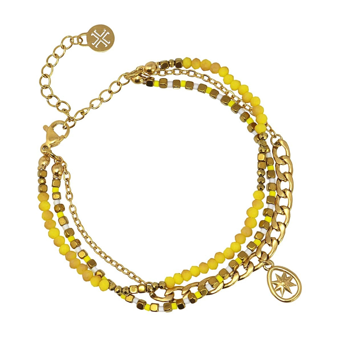 Pulsera Frares Amarillo Anartxy